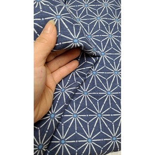 Vải Linen bột premium họa tiết kim cương ms1