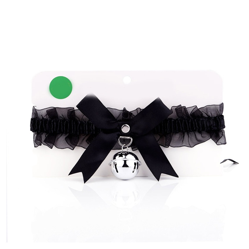 Flgo Băng Đô Tai Mèo Phối Ren Đính Chuông Dễ Thương