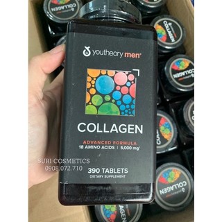 Collagen Men youtheory dành cho Nam giới 390 viên của Mỹ