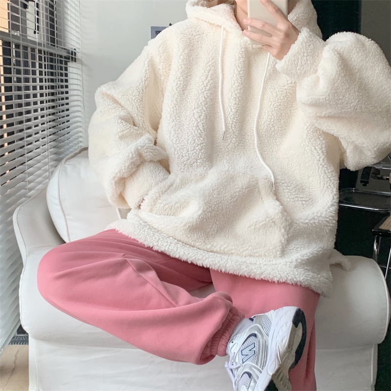 SUXI Áo Hoodie Màu Sắc Thời Trang Thu Đông Dễ Phối Đồ Cho Nữ