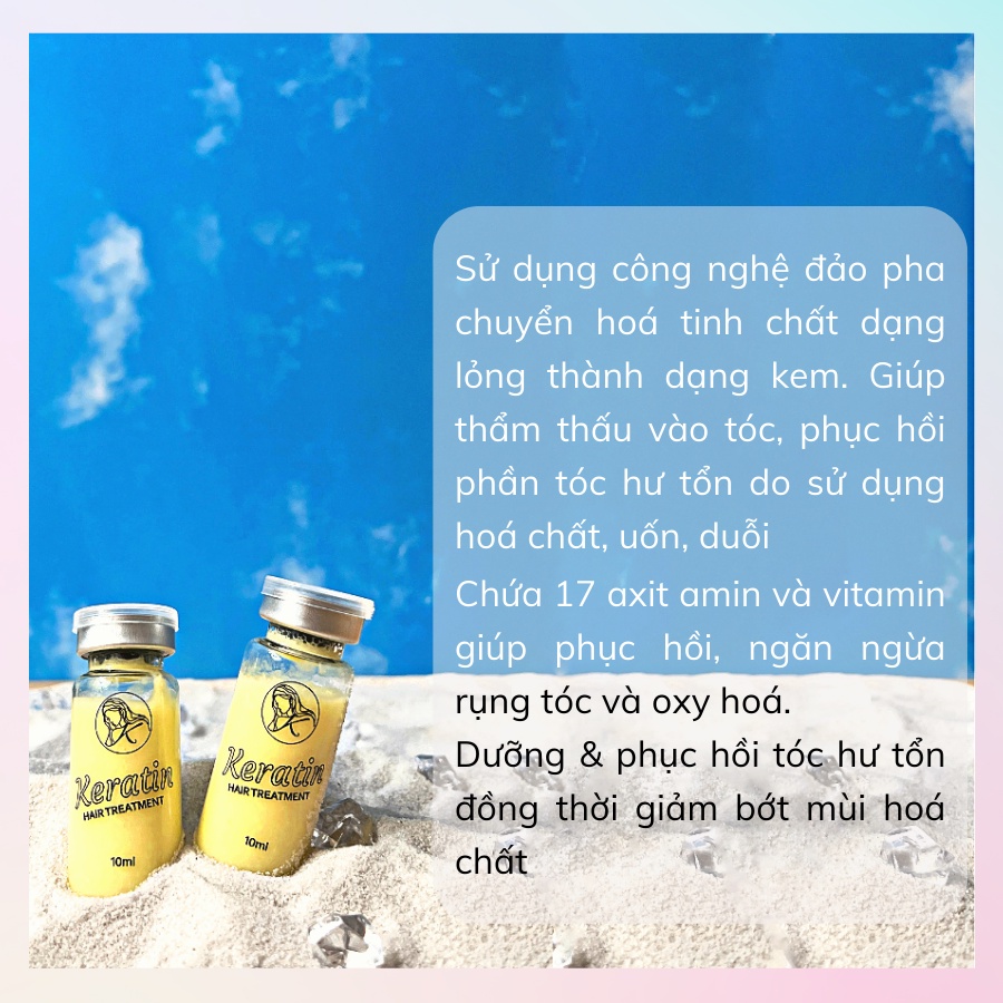 Dưỡng tóc KERATIN HAIR TREATMENT Kireihair - Hỗ trợ phục hồi tóc hư tổn, tóc nát