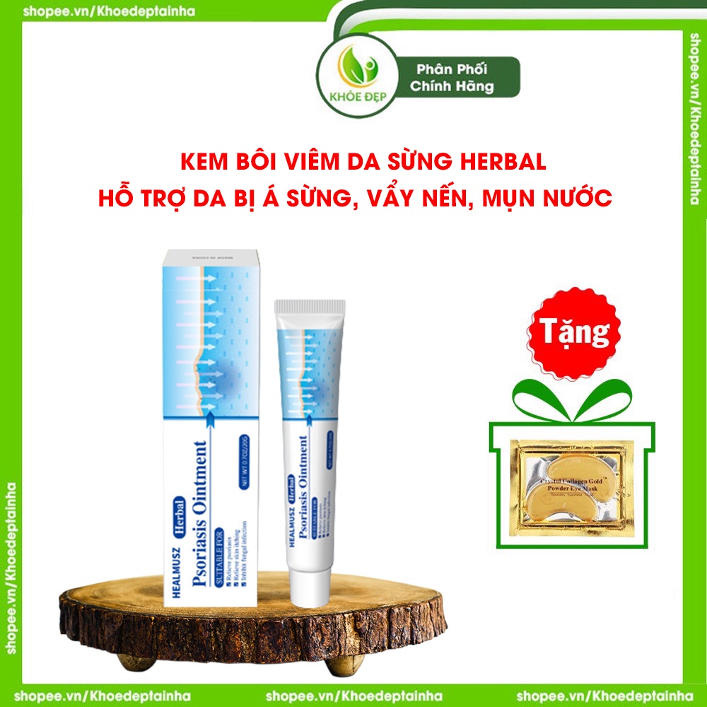 Kem bôi viêm da sừng, hỗ trợ da bị vẩy nến, á sừng, mụn nước, bảo vệ da ngứa ngáy mẫn đỏ - Kem bôi viêm da sừng Herbal