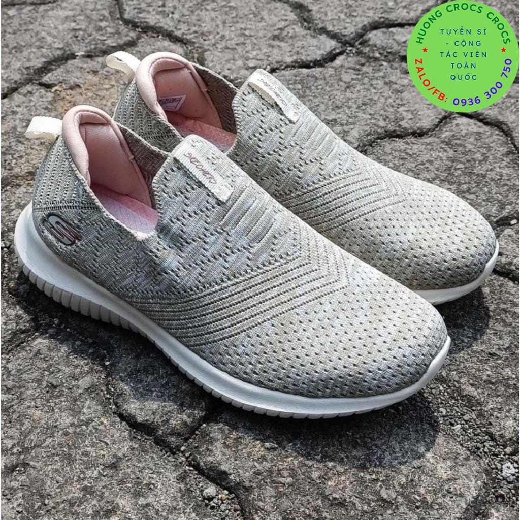 GIÀY THỂ THAO SKECHERS UNTRA FLEX II 149426 CHO NỮ MÀU KEM