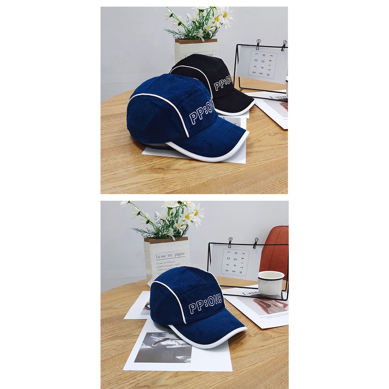 Mũ Lưỡi Trai Mềm Thêu Chữ Phong Cách Nhật Bản Thời Trang Cho Nam Nữ