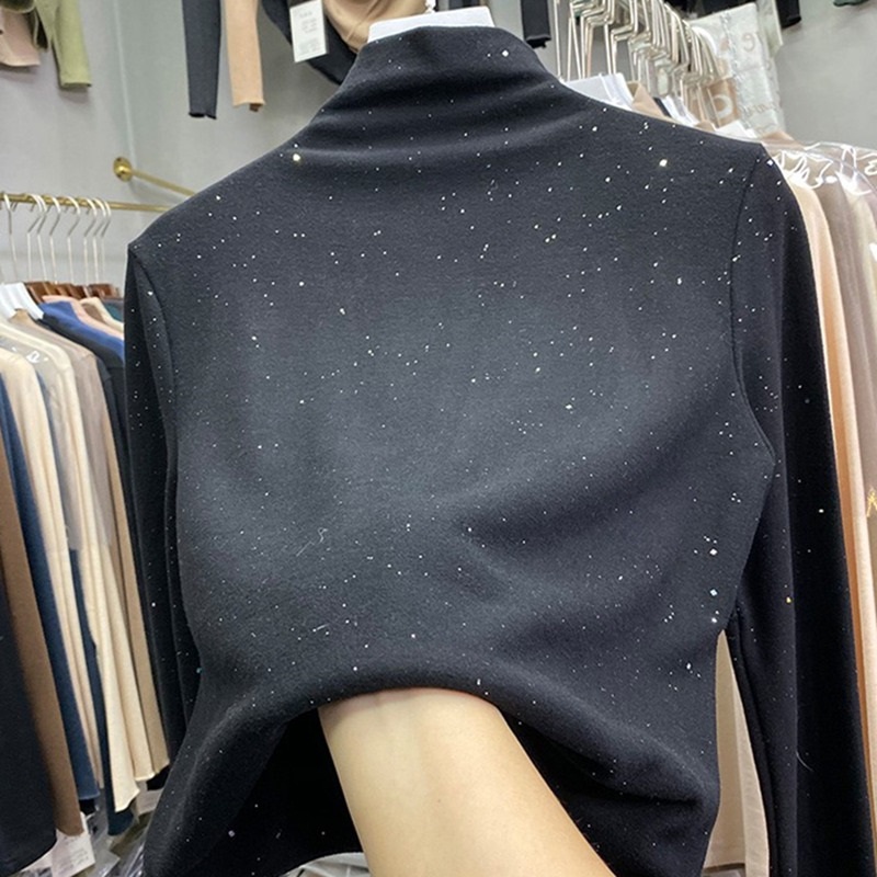 NRVP Áo Thun Nữ Dài Tay Dáng Rộng In Hình Phong Cách Hàn Quốc Kiểu Mới