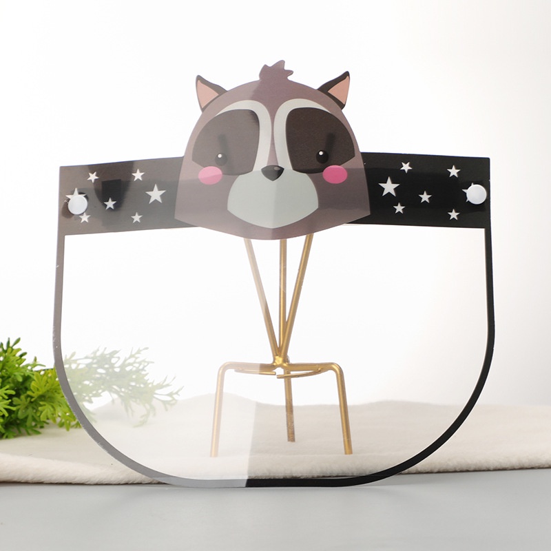 (Hàng Mới Về) Mặt Nạ Trong Suốt Bảo Vệ Mặt, Mắt chống bụi bẩn Cho Bé, Có Dây Đeo Co Giãn Dành Cho Trẻ Em