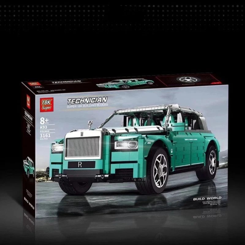 Đồ Chơi Lắp Ráp Mô Hình 3D 18K Super Siêu Xe Rolls Royce Cullinan K93 (3161 mảnh ghép) 1:8