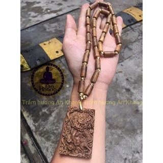 Dây chuyền trầm hương tốc tự nhiên