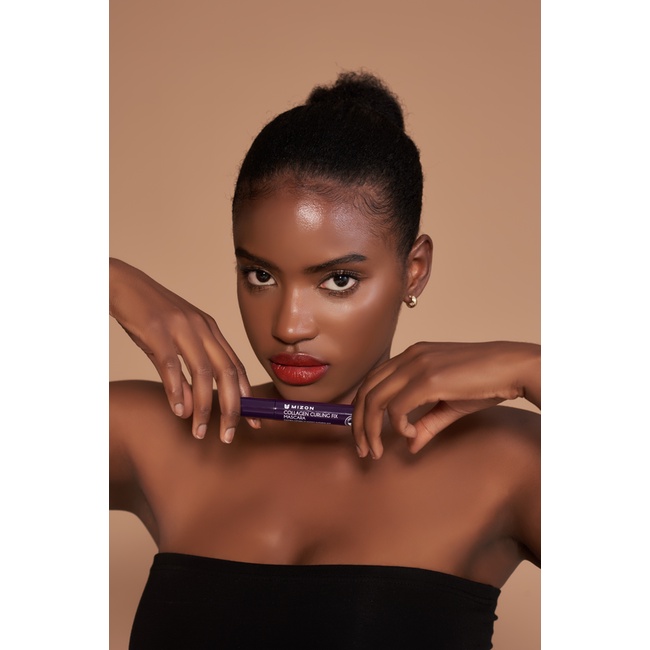 MIZON Collagen Curling Mascara 6g / Collagen, bảo vệ lông mi, đường cong mượt mà