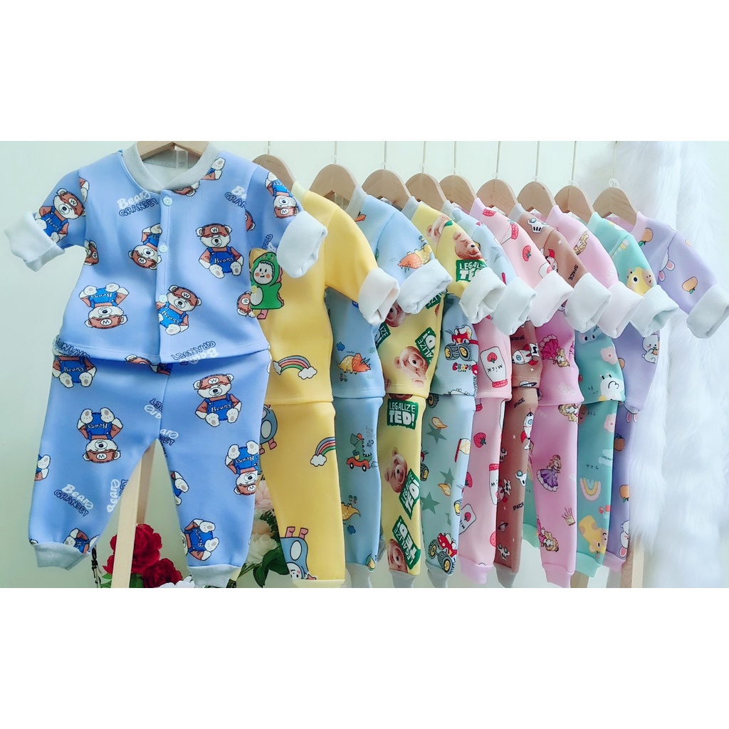 HÀNG LOẠI 1 - Bộ nỉ lông chất cực đẹp cho be tu 4-14kg