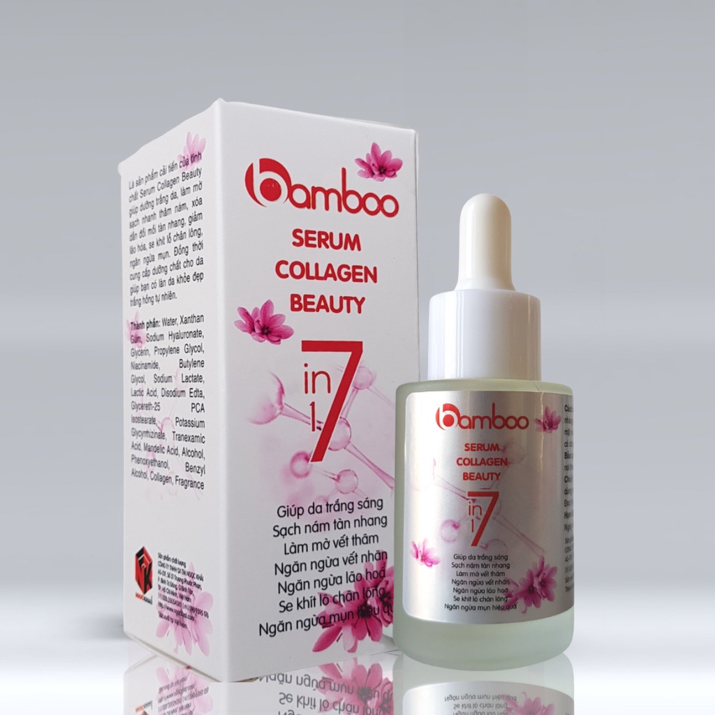 Serum 7 IN 1 giảm tàn nhang ngăn ngừa lão hóa Bamboo 30ml