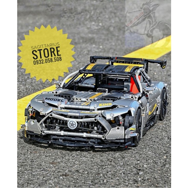Bộ Xếp Hình non-Lego Mouldking 13126 Lắp Ráp Siêu Xe Mercedes-Benz AMG GT Tỷ lệ 1:8