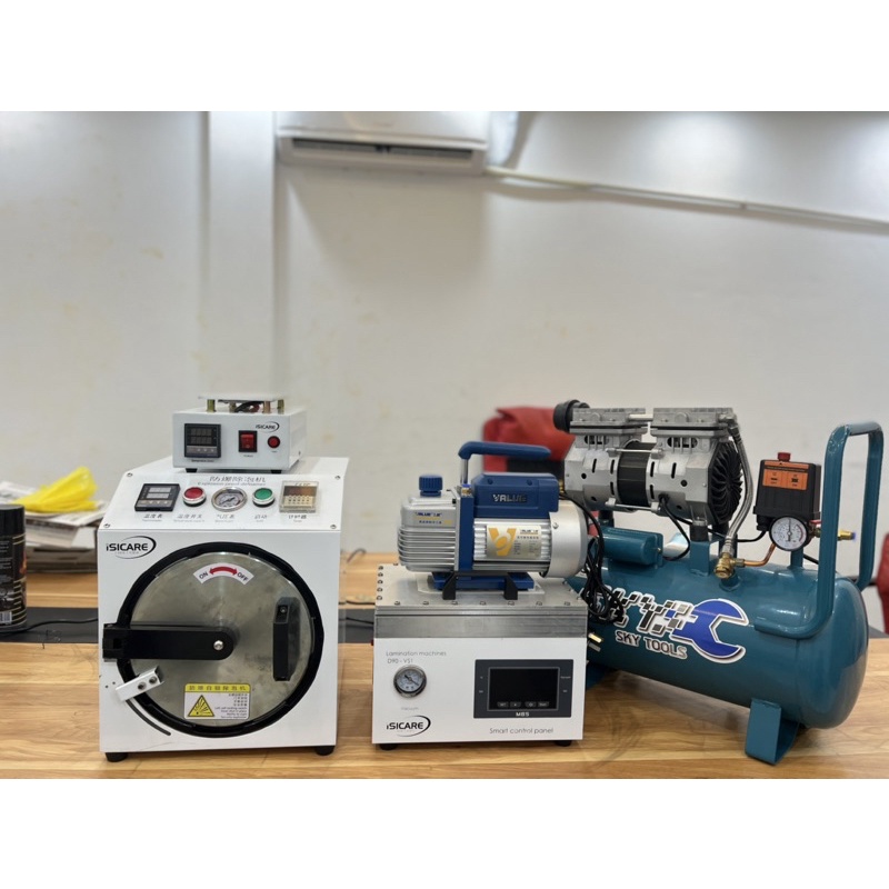 Máy ép kính điện thoại  bộ 14IN.16IN bảo hành 12 tháng