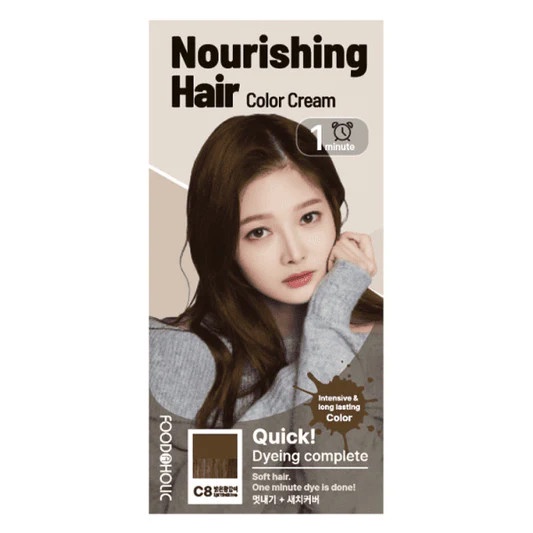 Thuốc nhuộm tóc phủ bạc tại nhà thảo dược hương nước hoa Nourishing Sepia color cream, nhanh trong 1 phút