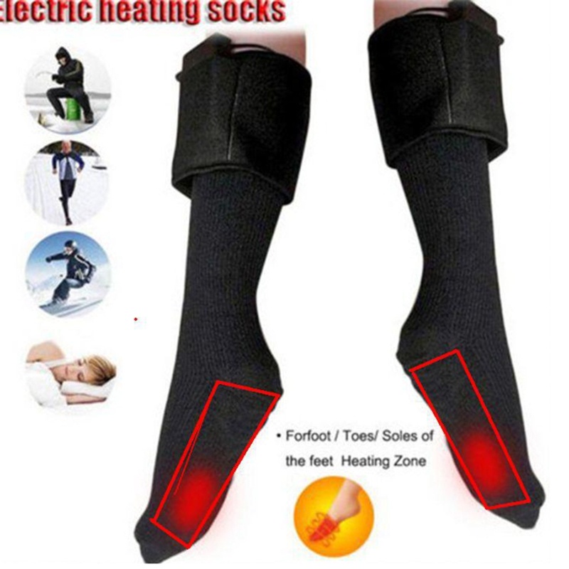 1 Đôi Tất Giữ Ấm Chân Chạy Bằng Điện Tiện Dụng