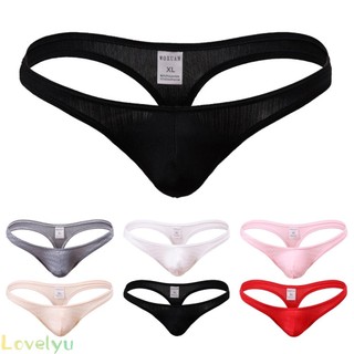 [ FAST SHIPPING ]Men Briefs T-back Trunks Underpants Bikini Breathable G-string Low-rise