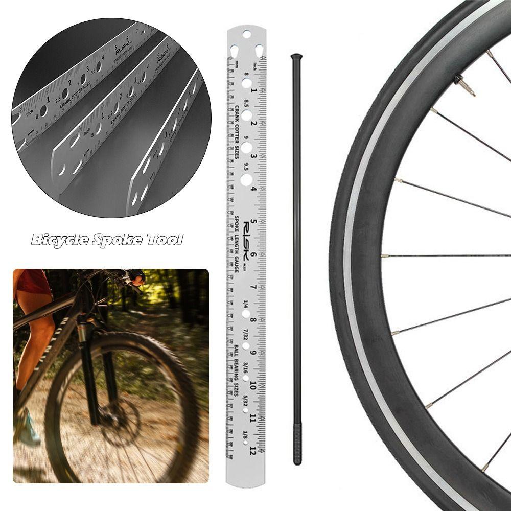 MUVAKO Thước Đo Căm Xe Đạp 36 * 3.1 * 0.01 cm RL237