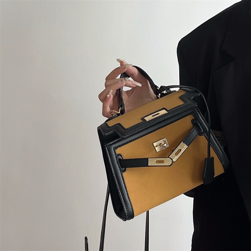 Túi Đeo Chéo Màu Nhám Phong Cách retro Cao Cấp Cho Nữ