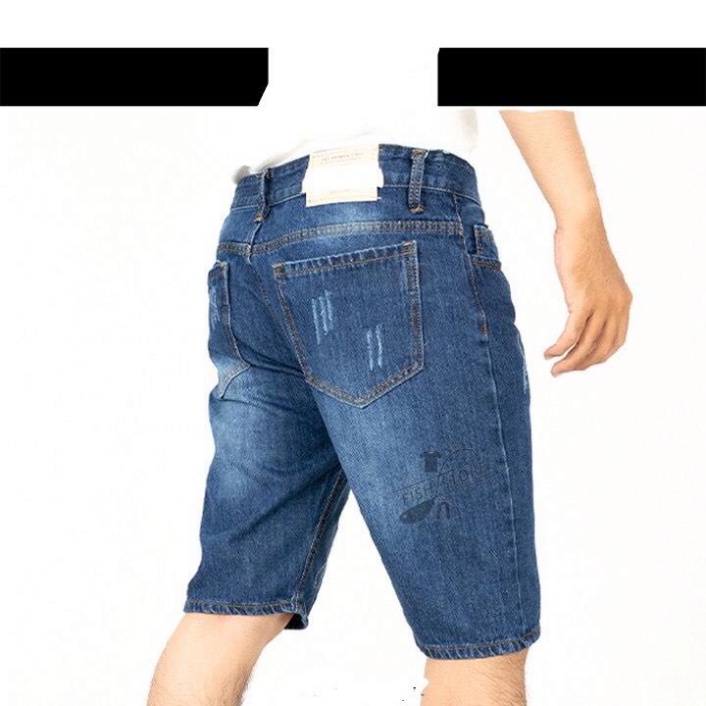 Quần short jean nam pabako  + rách, trơn , xước + size 28-36 !!