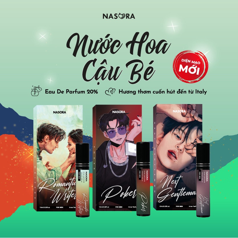 Nước hoa vùng kín nam NASORA thơm lâu chính hãng chai 2ml, 10ml