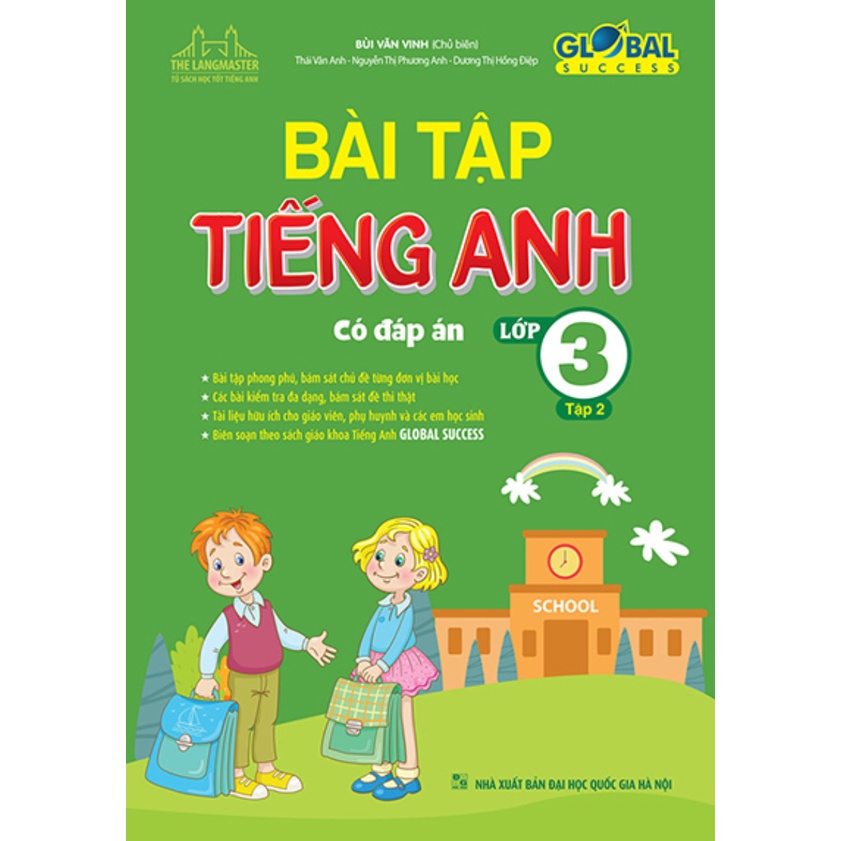 Sách - Global Success - Bài Tập Tiếng Anh Lớp 3 - Tập 2 (Có Đáp Án) - MT