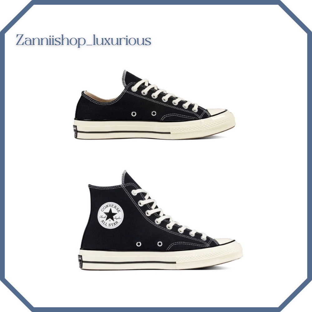 Giày Converse CV 1970s Cổ Cao,Thấp Đen - Giày Thể Thao Nam Nữ Thời Trang Học Sinh Đi Học Giá Rẻ Full Box Bill