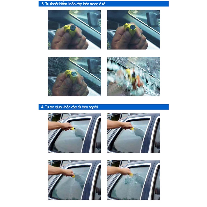 Búa Thoát Hiểm Đa Năng Mini KINGCARY51