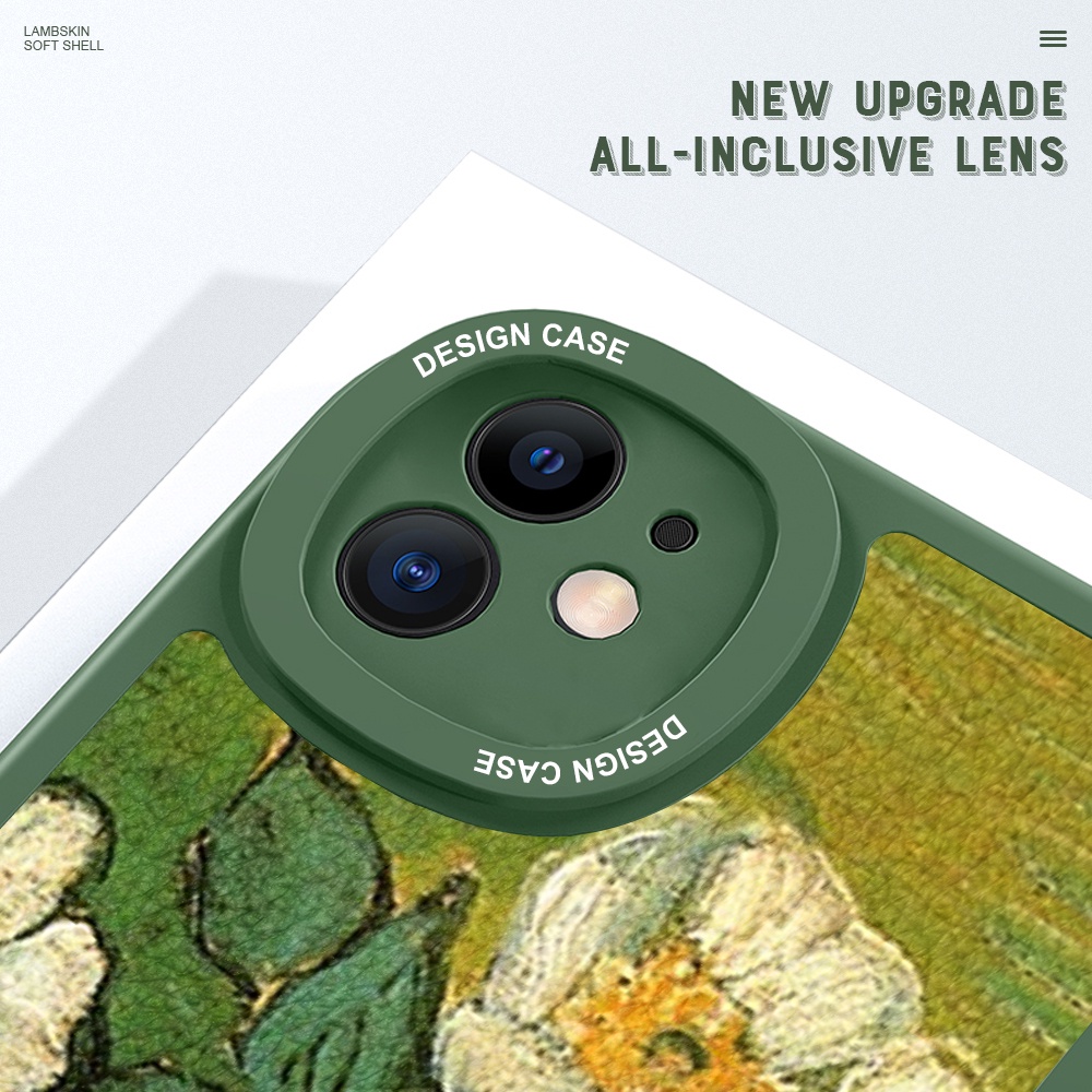 Samsung Galaxy A11 A12 A13 A21S A31 A32 A51 A71 4G 5G Cho Ốp lưng điện thoại In Hình Lambskin Oil Painting