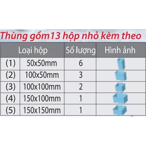 Thùng Makpac cho phụ kiện 295x395x110mm Makita 191X80-2 | DCSG
