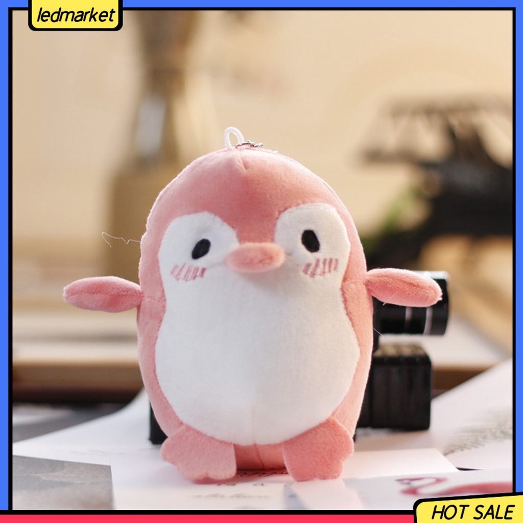 Gấu Bông Móc Khóa Hình Chim Cánh Cụt Nhồi Bông Siêu Mềm Thoáng Khí Cao Cho Trẻ Em