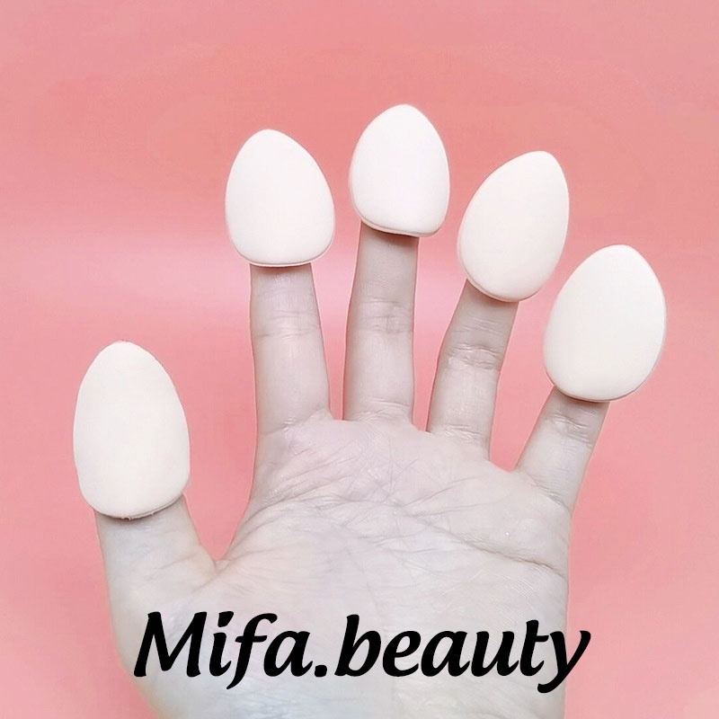 Set 2 Mút Tán Mini Cao Cấp Gecomo Tán Kem Nền Cushion Kem Che Khuyết Điểm