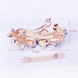 Kẹp tóc kiểu đính đá pha lê