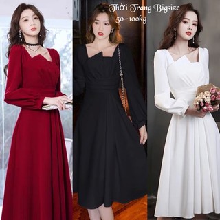 Đầm Nữ Bigsize Thời Trang Bigsize Nữ Quảng Châu - Váy Dự Tiệc Xinh Đẹp Giá Rẻ 50-100kg