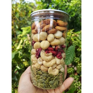 Mix các loại hạt, hạt macca, hạt điều, hạnh nhân, óc chó, hạt bí