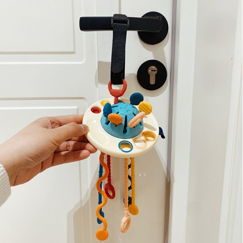 Đồ chơi rút dây thông minh bằng silicon cao cấp rèn luyện kỹ năng cầm, nắm cho bé