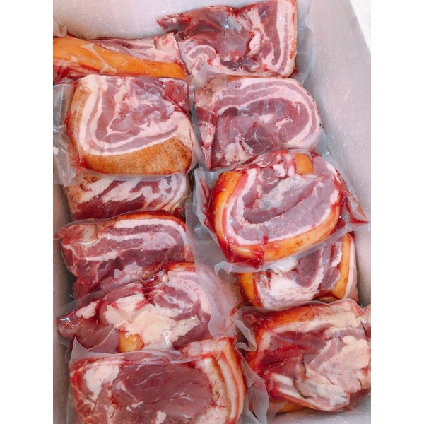 Ba Chỉ Heo Rừng Lai Gói 1Kg_ Dai , Ngon