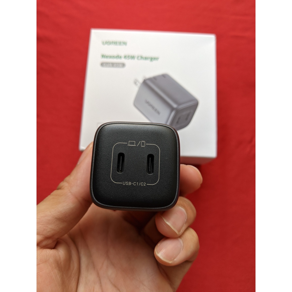 Củ sạc nhanh 45W / 65W UGR.EEN  nhiều cổng tiện lợi  - Sạc nhanh Laptop/Tablet/Android