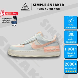 Giày Nike AF1 Chính Hãng 💙FREESHIP💙Giày Sneaker Nữ Nike Air Force 1 Shadow Sail Crimson Tint [CU8591-104] Simple Sneaker