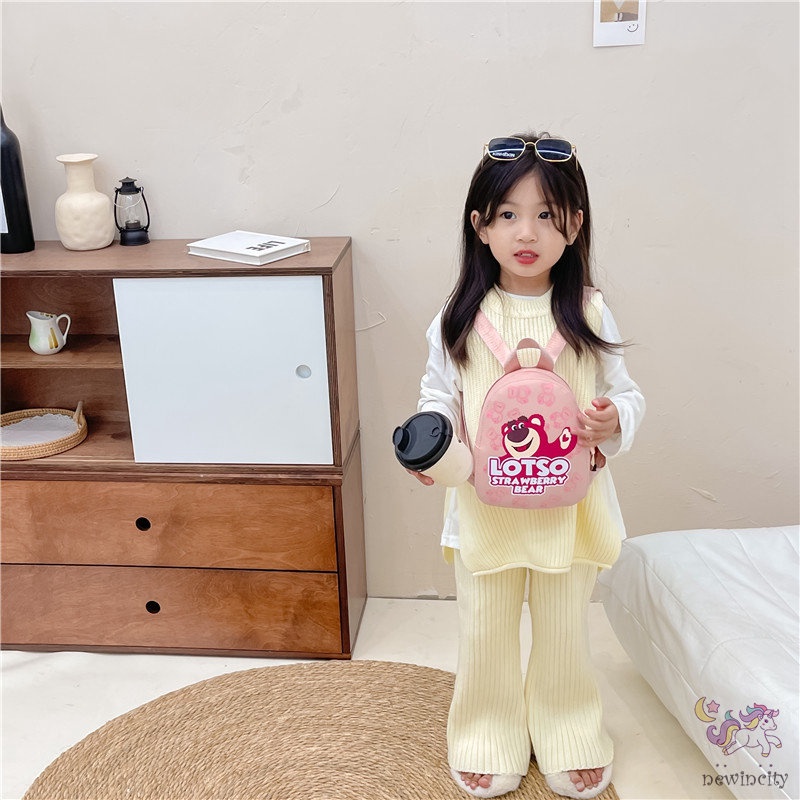 Balo Đi Học Cỡ Lớn In Họa Tiết Hoạt Hình Phong Cách Hàn Quốc Cho Bé Mẫu Giáo