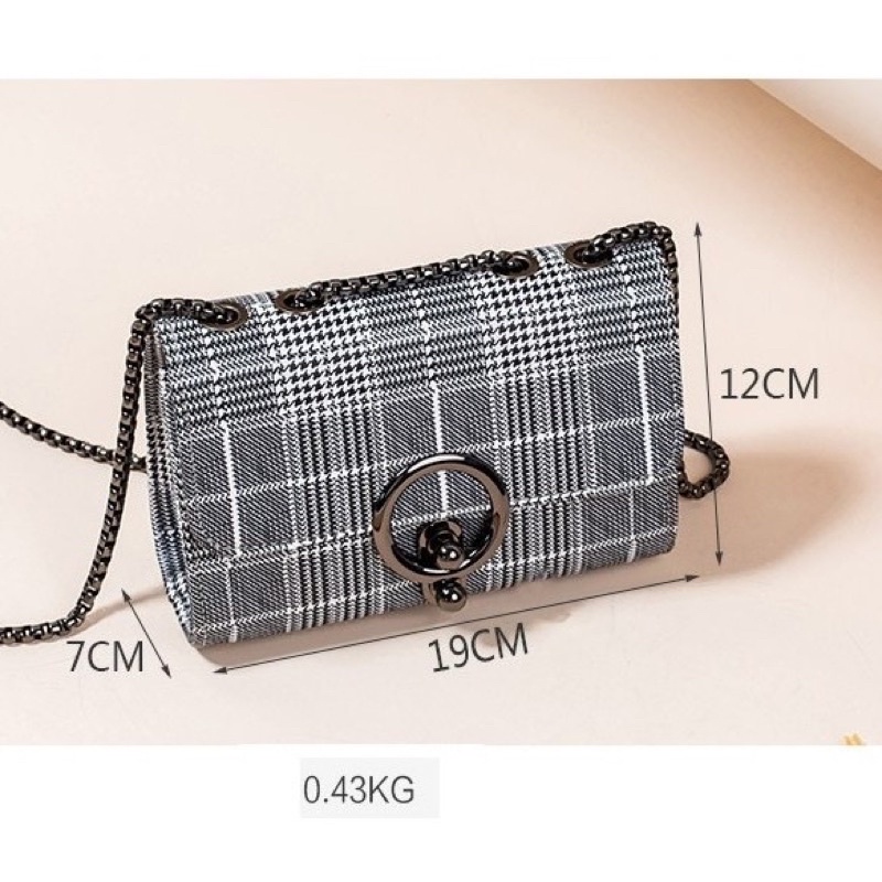 Túi Đeo Chéo Nữ Thời Trang, Deo Vai, Kẹp Nách Khoá Tròn Cao Cấp , Sang Chảnh GL70