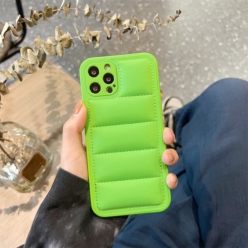 Ốp Điện Thoại TPU + Vải Màu Trơn Cho iPhone 14 13 12 Pro Max 12 Pro 12 11 Pro Max 11