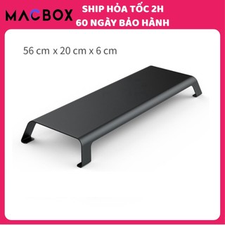 Kệ để màn hình máy tính pc nhôm để bàn kê đỡ máy tính nâng cao chống mỏi vai gáy cho công ty văn phòng macbox p23