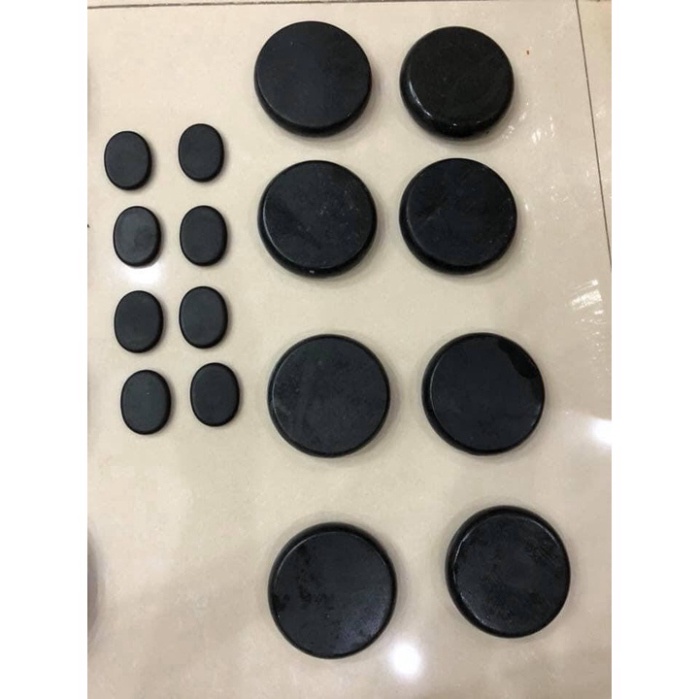 Đá Nóng, Massage Body Đả Thông Kinh Lạc Oval 8x6cm tròn 8x8cm