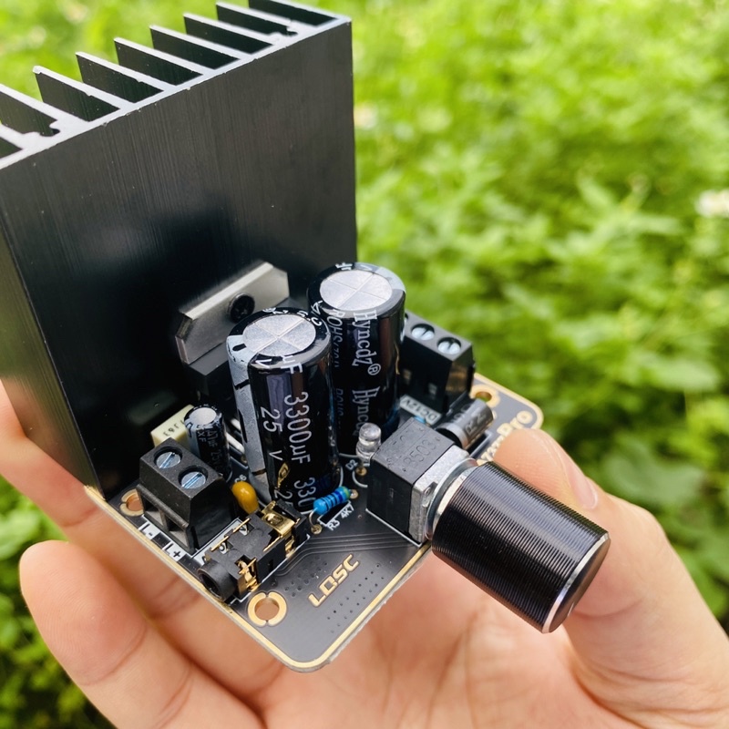 Mạch khuếch đại âm thanh LQSC class AB TDA 7377 35w*35w. DIY ampli cho loa di động DiySpeaker