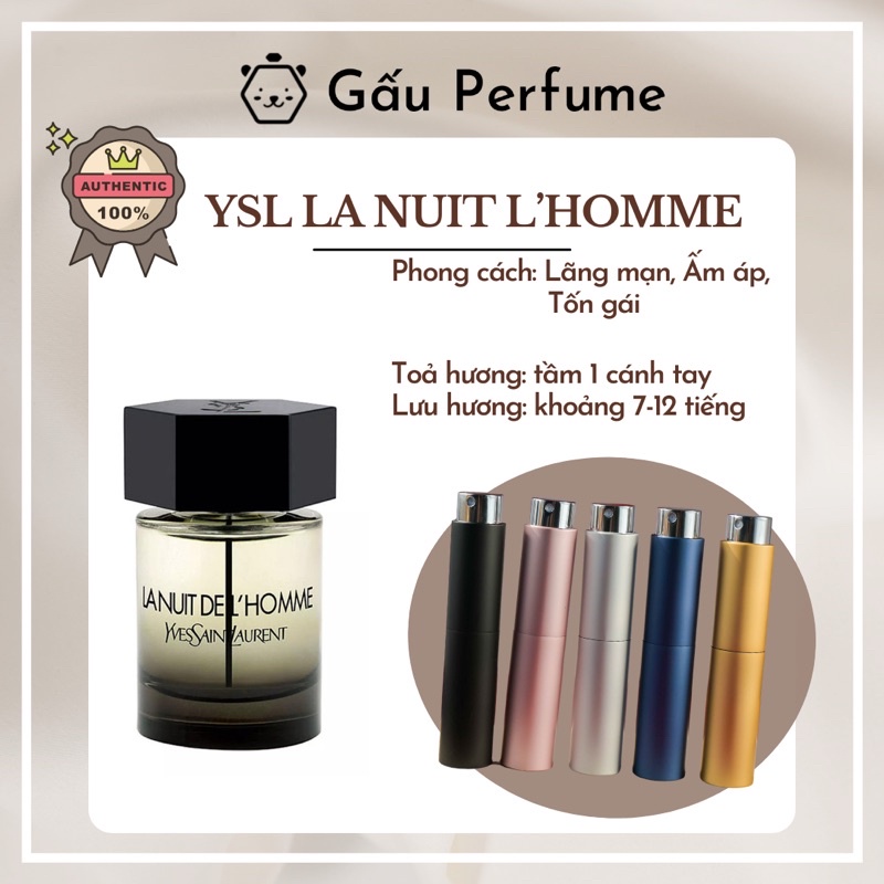 Mẫu thử 10ML La nuit L’homme chính hãng