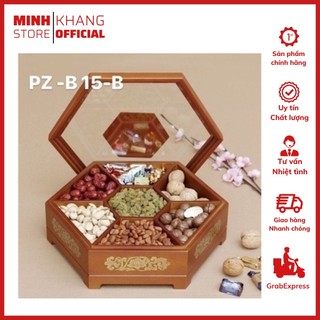 Bộ khay sứ đựng bánh mứt kẹo cao cấp mã b15, thích hợp dùng trong ngày lễ tết, các buổi tiệc