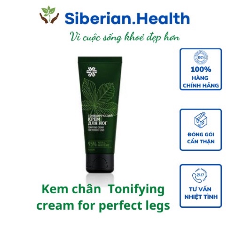 kem chân siberian tonifying cream for perfect legs