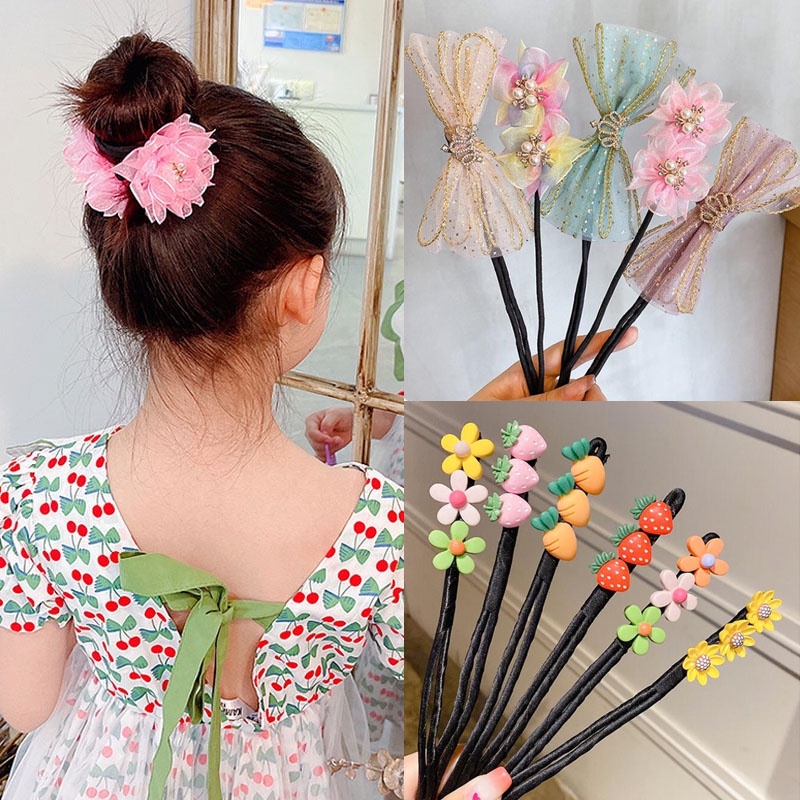 Dây buộc tóc trang trí ngọc trai giả thanh lịch trẻ trung cho nữ