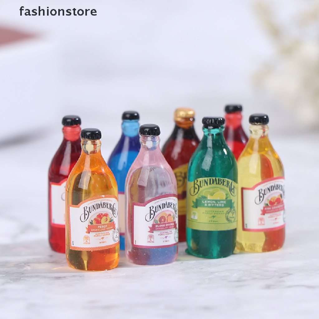 Set 10 Chai Nước Mini Tỉ Lệ 1: 12 1: 6 Cho Nhà Búp Bê