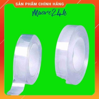 Băng dính 2 mặt trong suốt 3m siêu dính, băng keo trong 2 mặt 3m - muare24h